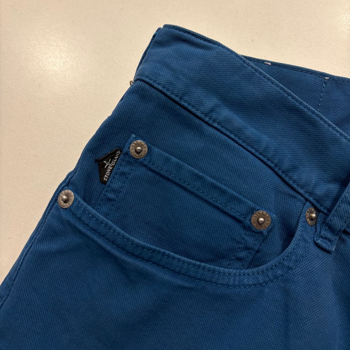 [30x34] 스톤아일랜드 코랄 블루 슬림핏 데님 팬츠 D730 상품이미지7
