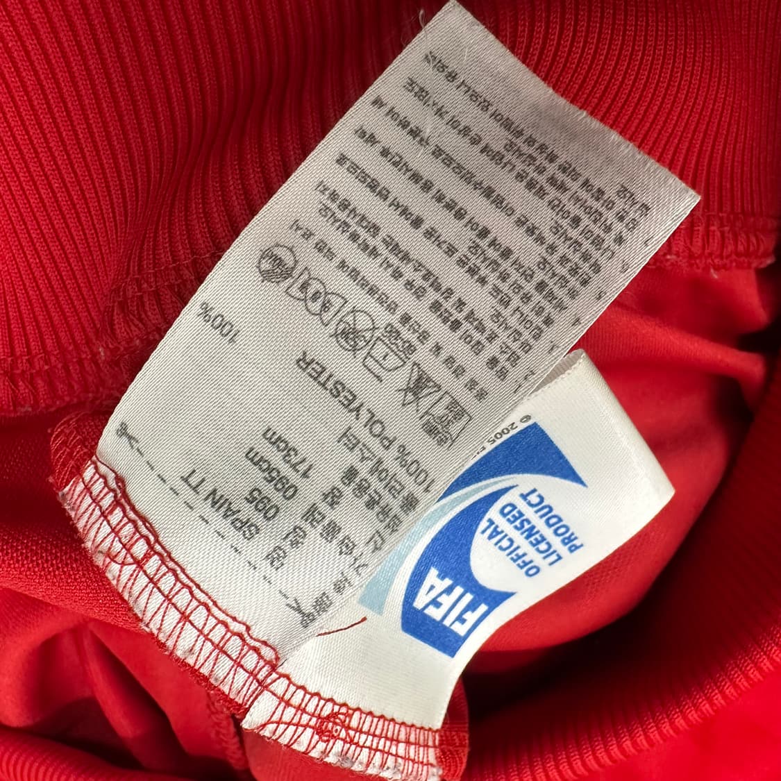 아디다스 스페인 국대 트랙탑 져지 집업 레드 95(M) 상품이미지8