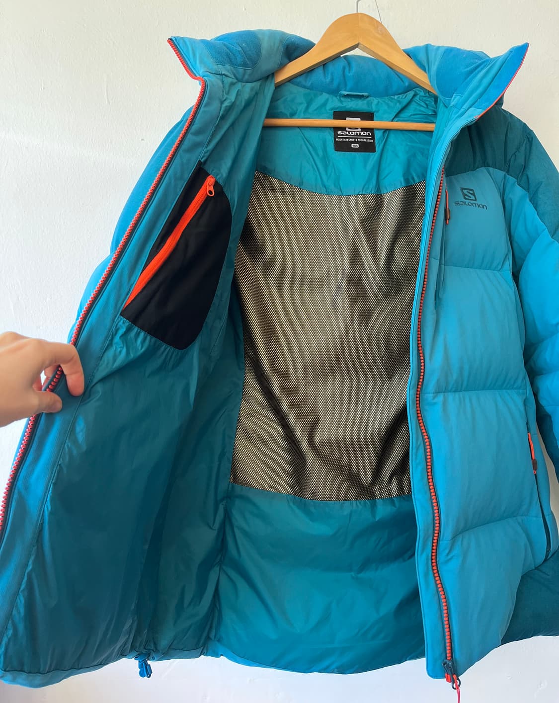 살로몬 남성 블루구스다운패딩
 상품이미지3