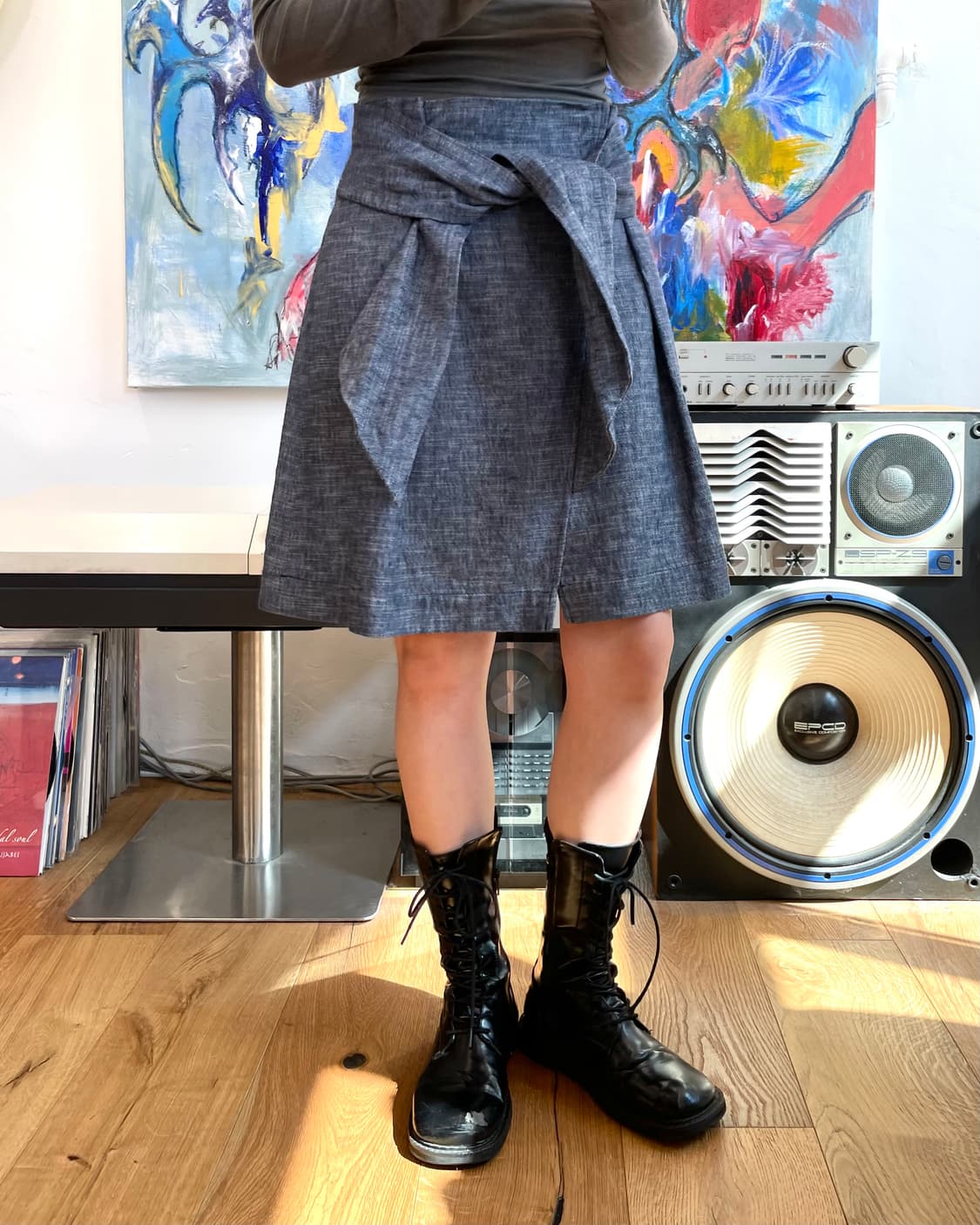 [42] MSGM 리본 랩 스커트 상품이미지3