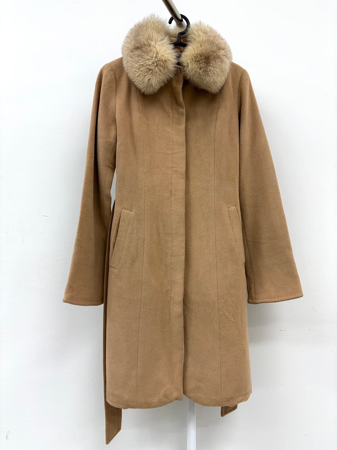 빈티지 갸루 롱 코트 아우터 상품이미지6