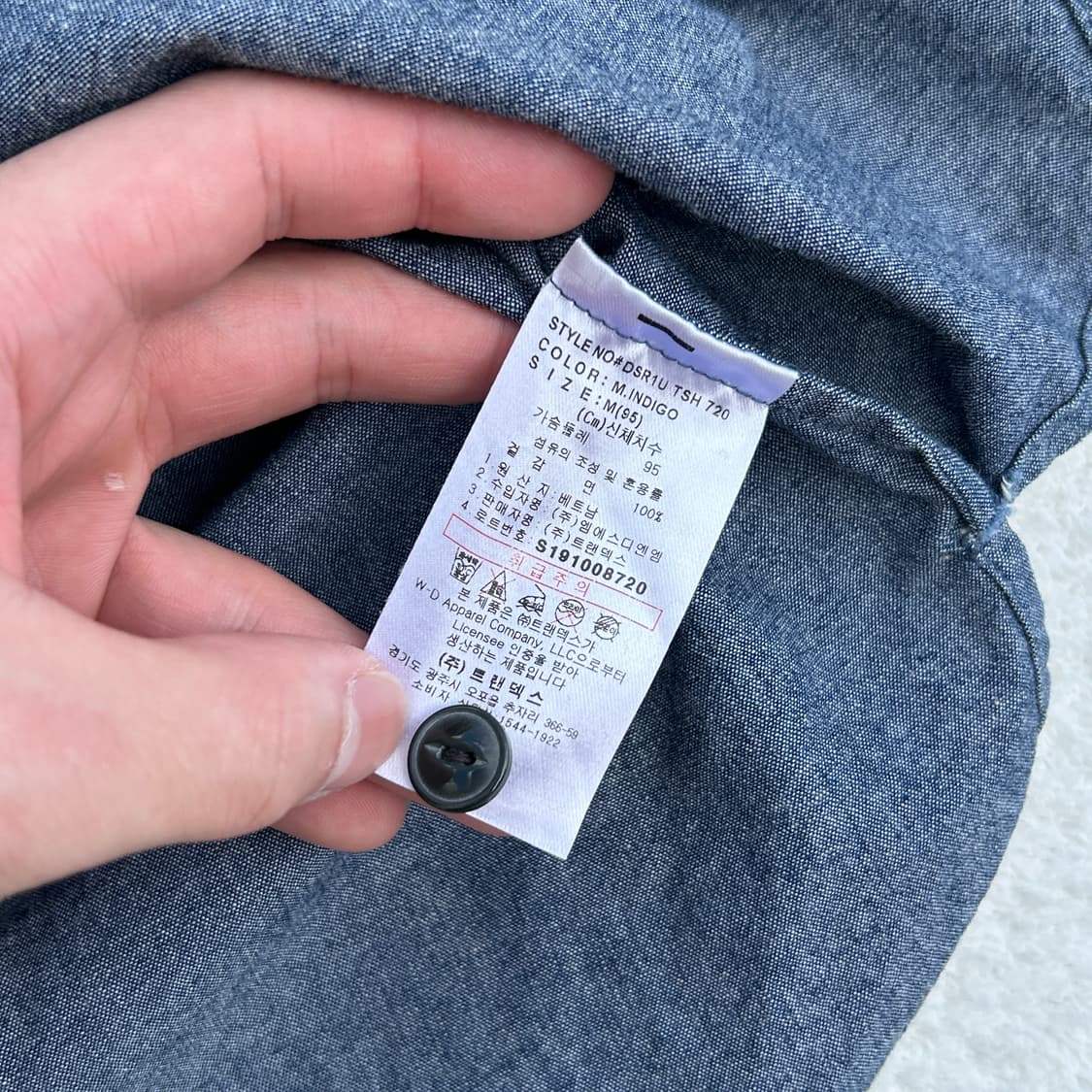 디키즈 샴브레이 워크셔츠 상품이미지9