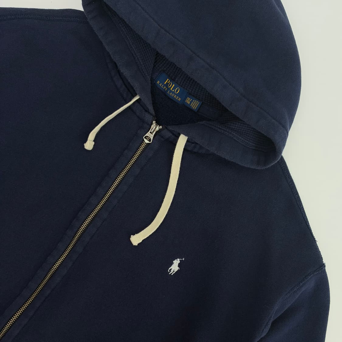 Polo  폴로 랄프로렌 자수 코튼 네이비 후드집업 상품이미지3