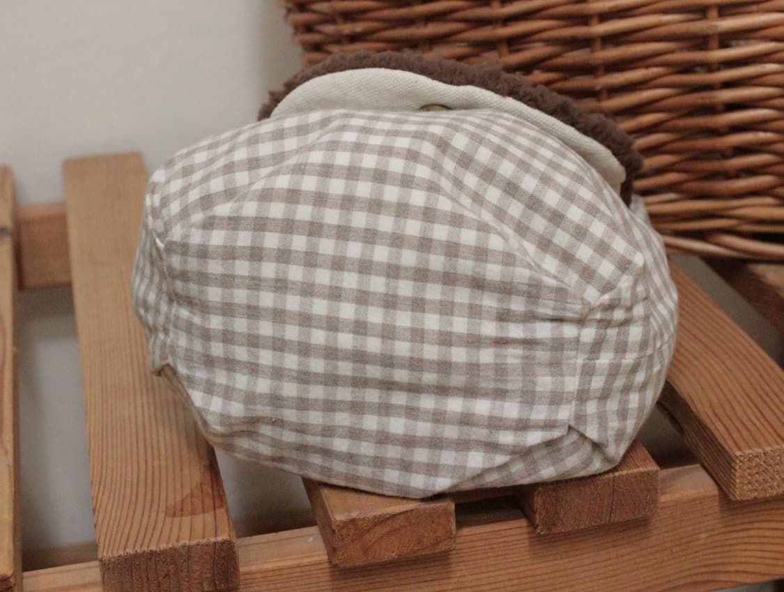 핸드메이드 손잡이 퍼 밴딩 파우치 상품이미지7