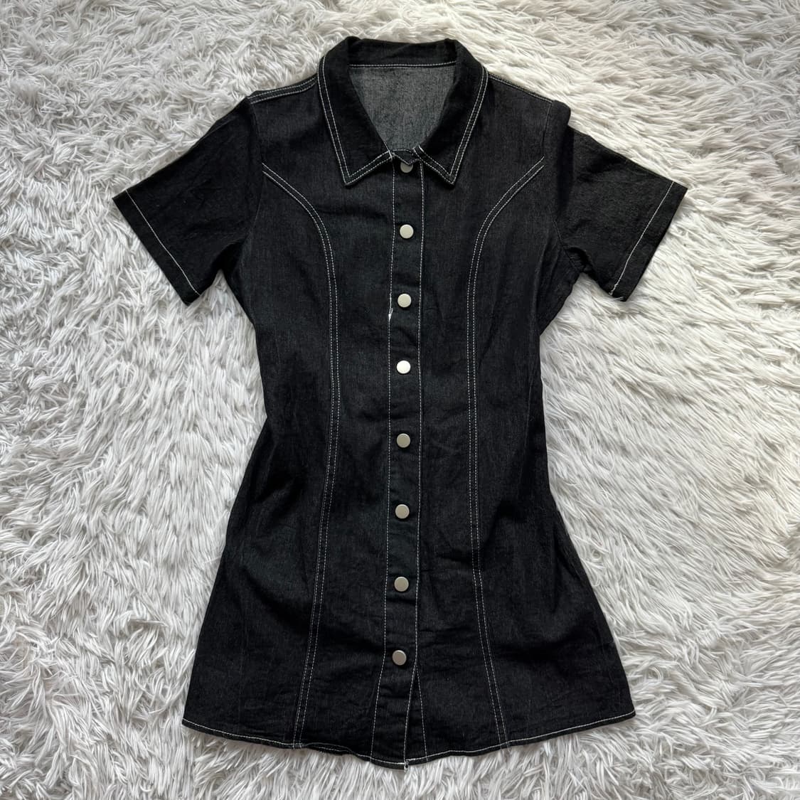 MXN 일본빈티지 미니 원피스 반팔 보세원피스 보세반팔 s 36 38 상품이미지2