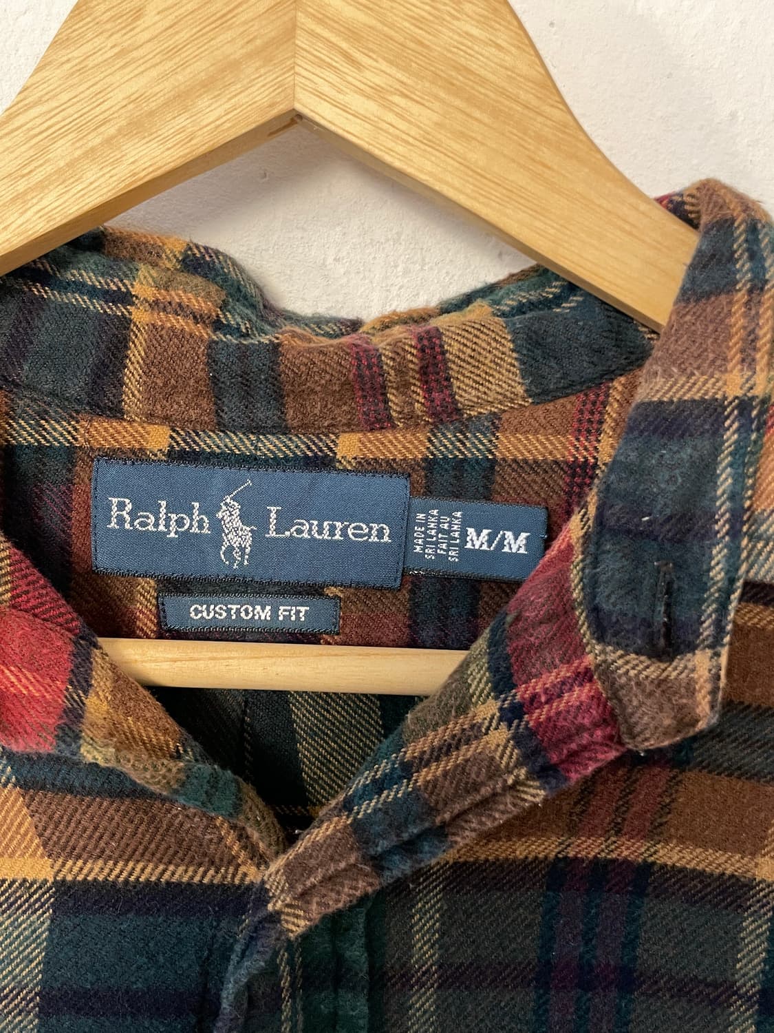 폴로 커스텀핏 체크 셔츠  상품이미지6