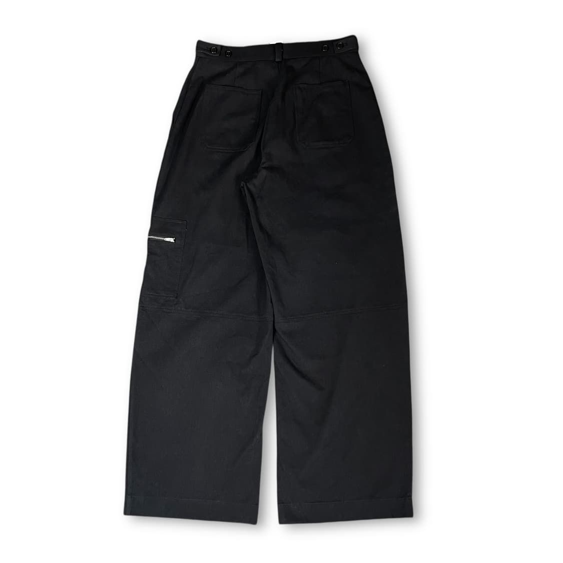 (29) 페이지 블랙 사이드포켓 코튼 팬츠 L 상품이미지2