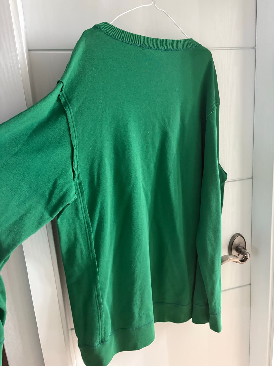 UNDERCOVER PSYWORLD 그린 맨투맨 언더커버:) 상품이미지5