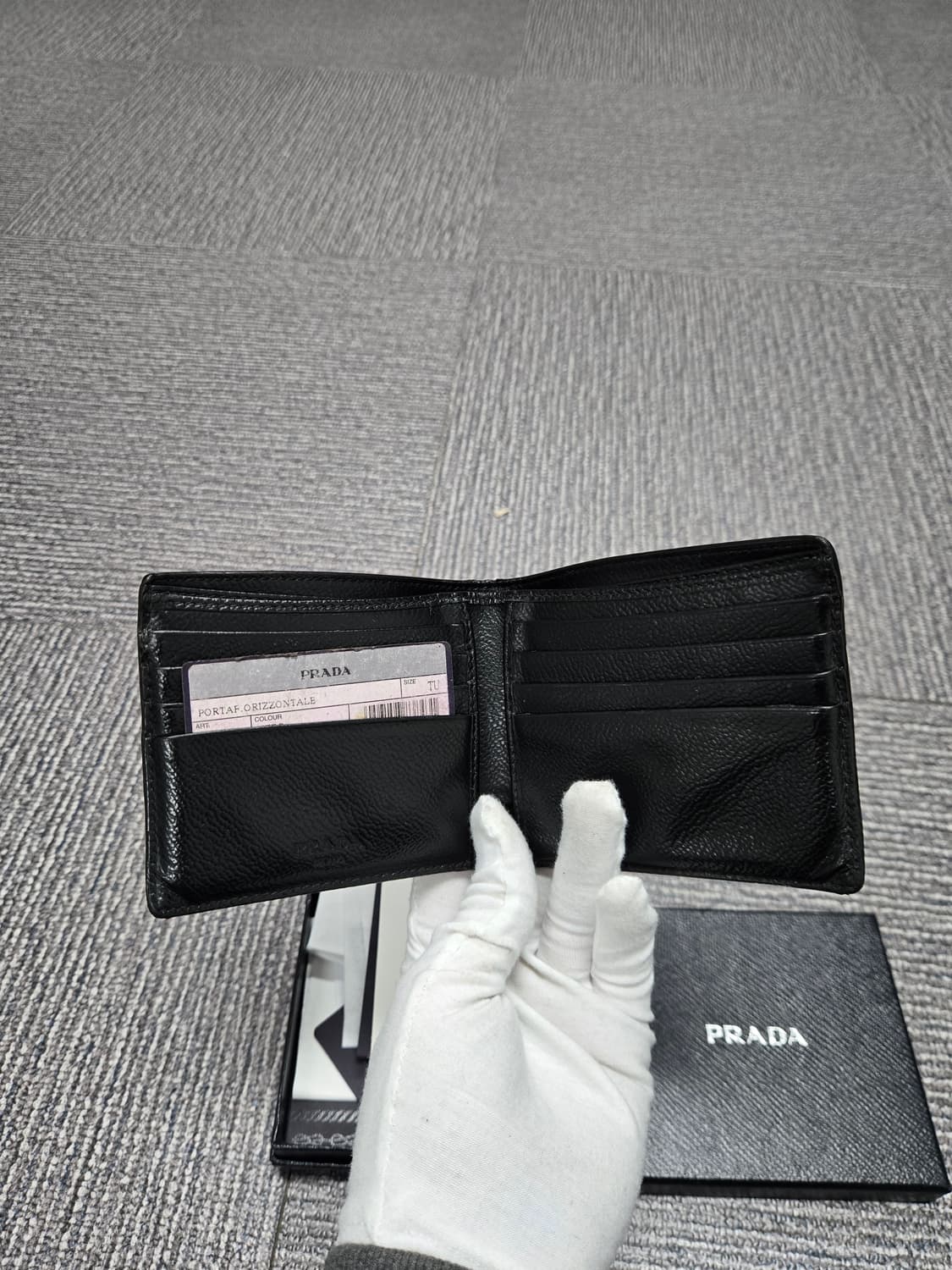 [특가][정품]프라다 사피아노 반지갑 상품이미지5