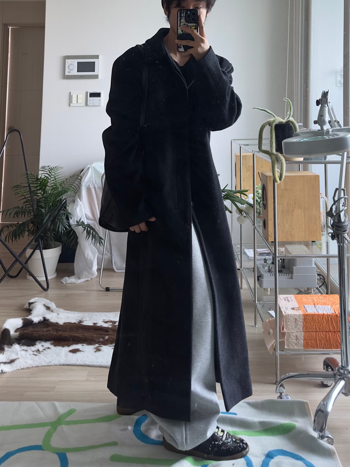 코모도 카라 디테일 맥시 울 롱코트  상품이미지4