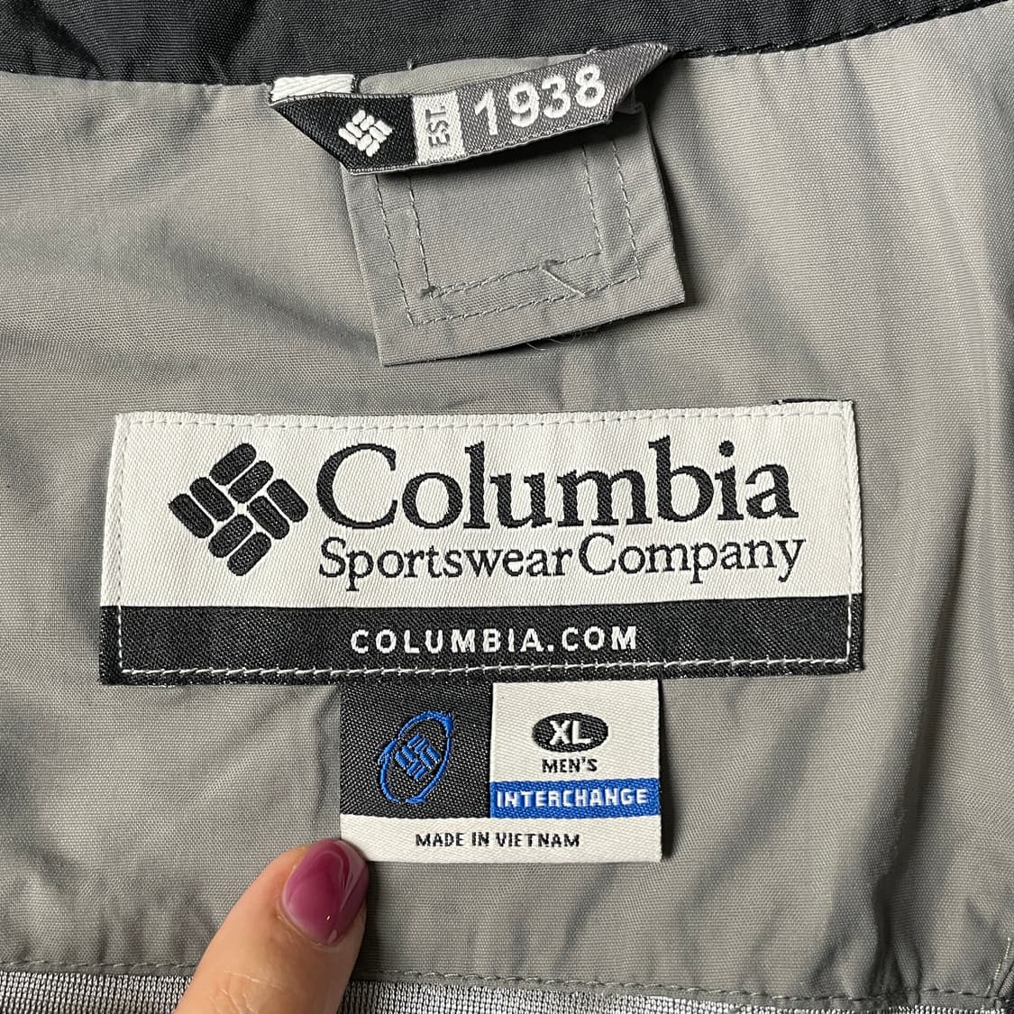 COLUMBIA 00s 컬럼비아 빈티지 풀집업 윈드브레이커 A00578 상품이미지9