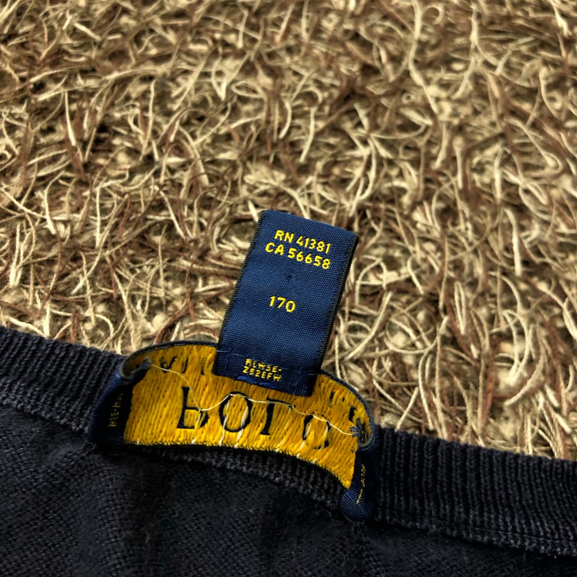 폴로 랄프로렌 걸즈 네이비 브이넥 니트 상품이미지5