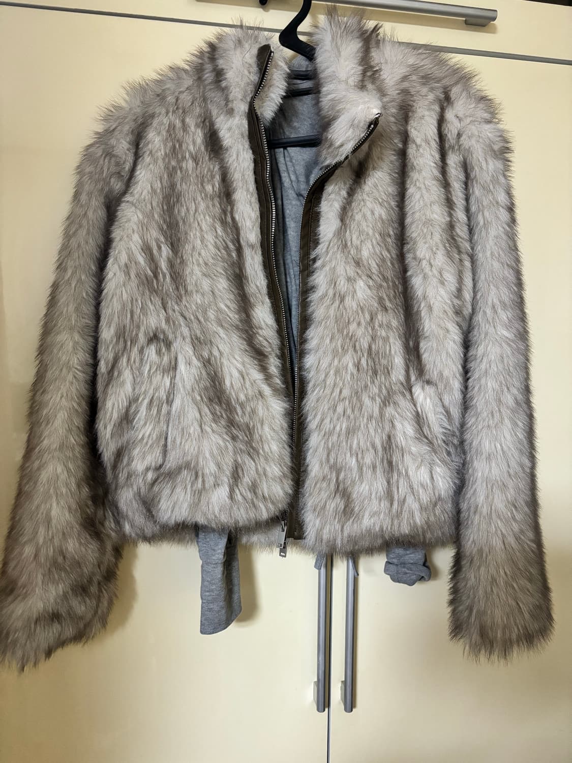 베이지 퍼자켓 상품이미지2