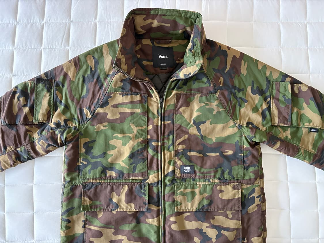 Vans 카모 자켓(개구리야상) M 상품이미지3