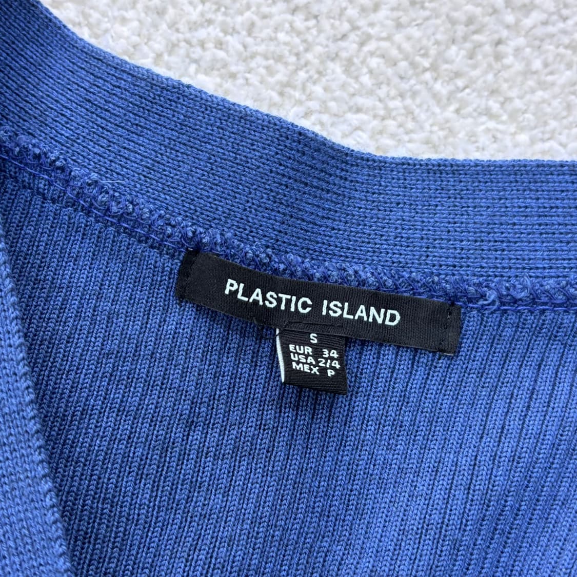 S 플라스틱아일랜드 볼륨 소매 가디건 0306E 상품이미지3