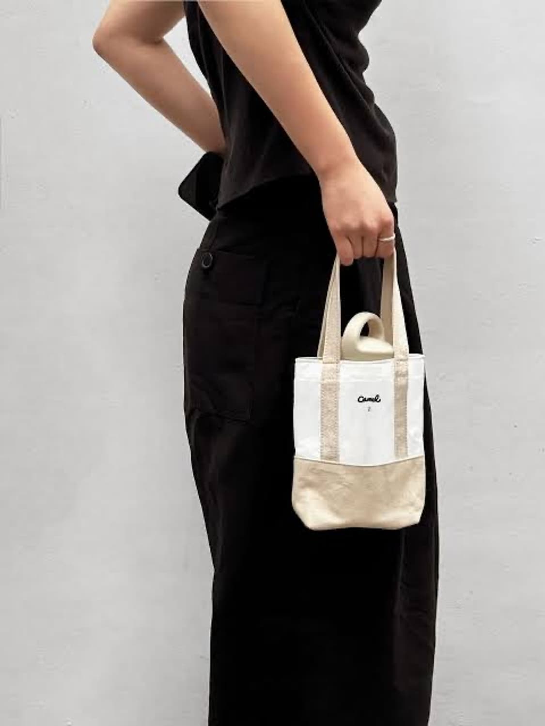 카멜커피 미니 토트백 텀블러 상품이미지2