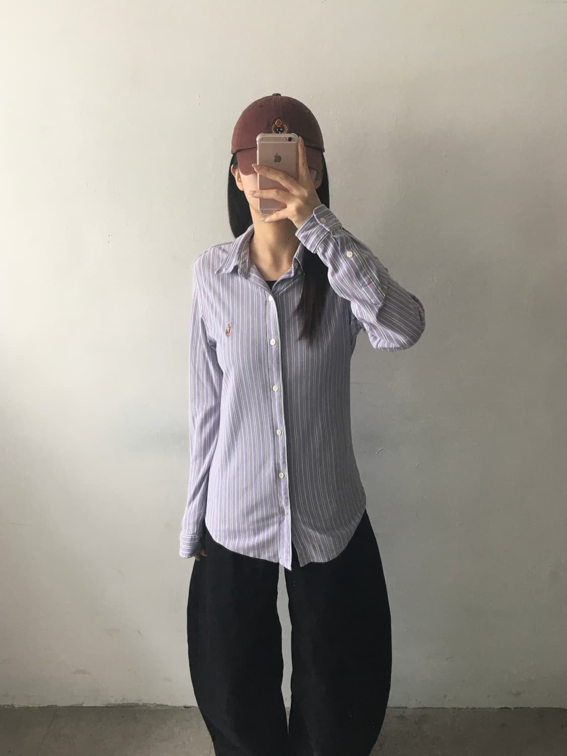 폴로 스트라이프 코튼셔츠 상품이미지1
