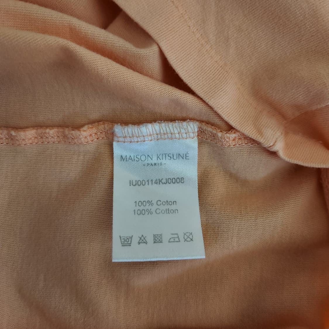 (상태최상)메종키츠네 더블 폭스헤드 반팔 티셔츠 공용(S) 상품이미지7