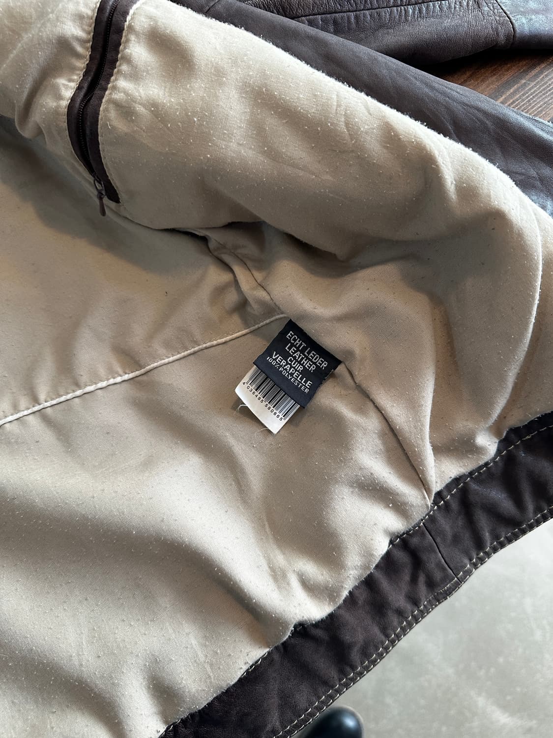 빈티지 리얼 레더 싱글 라이더 자켓 상품이미지4