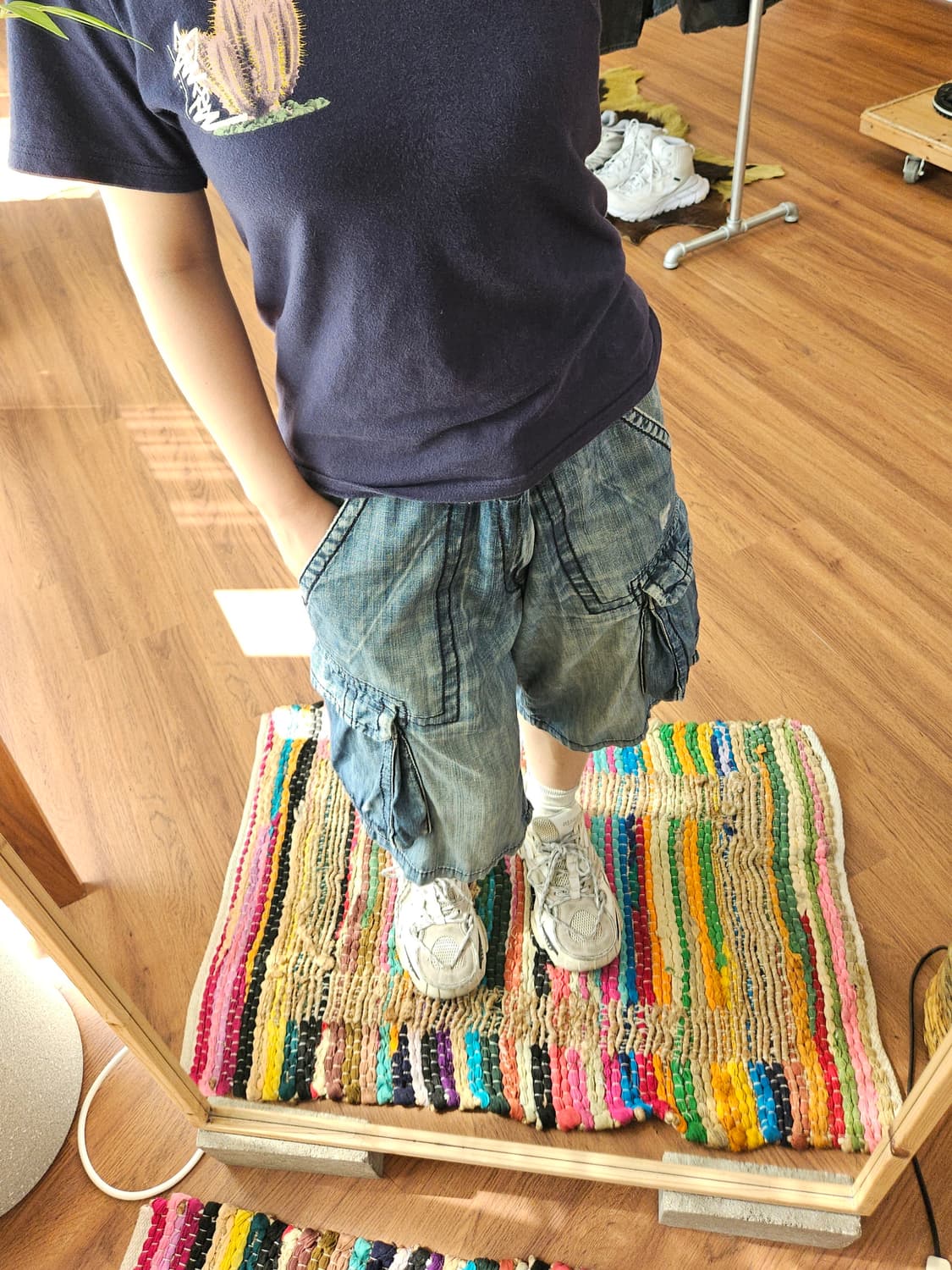 트루릴리젼 버뮤다 카고 데님 팬츠 상품이미지2