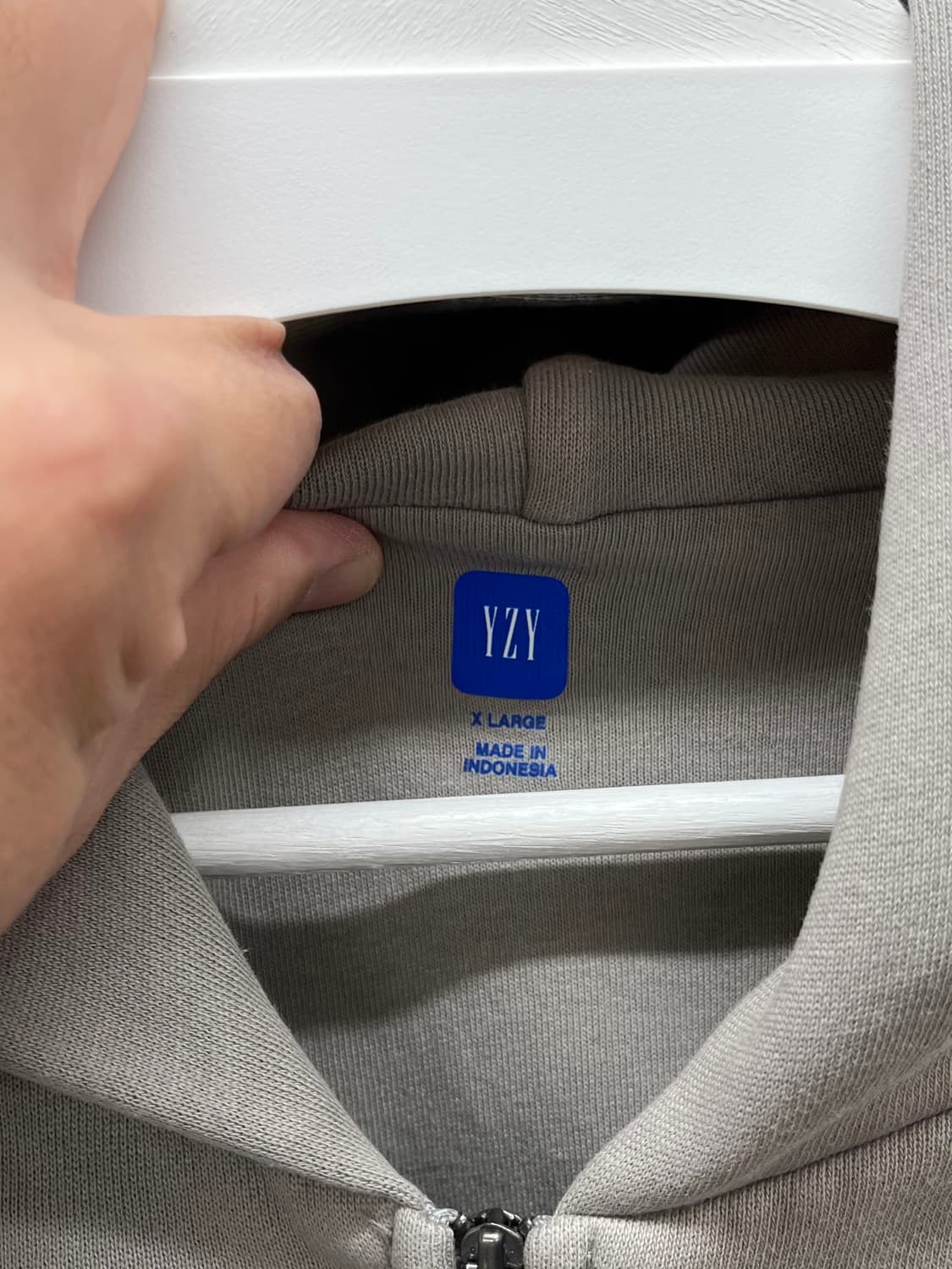 [105] YZY 이지갭 후드집업 그레이  상품이미지2
