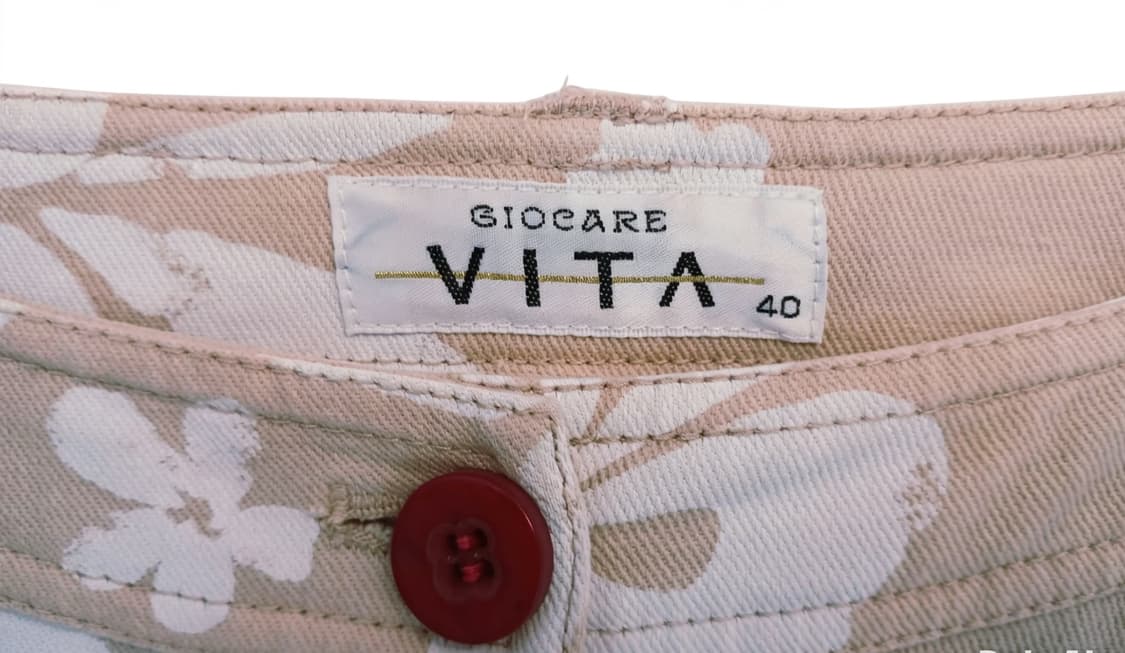 Japanese Vintage GIOCARE VITA 믹스프린트 팬츠 상품이미지8