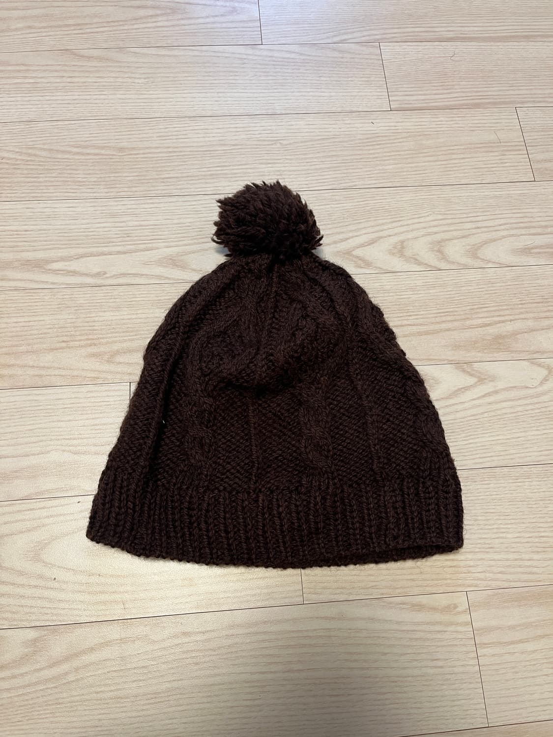 초코 단추 니트 비니  상품이미지3