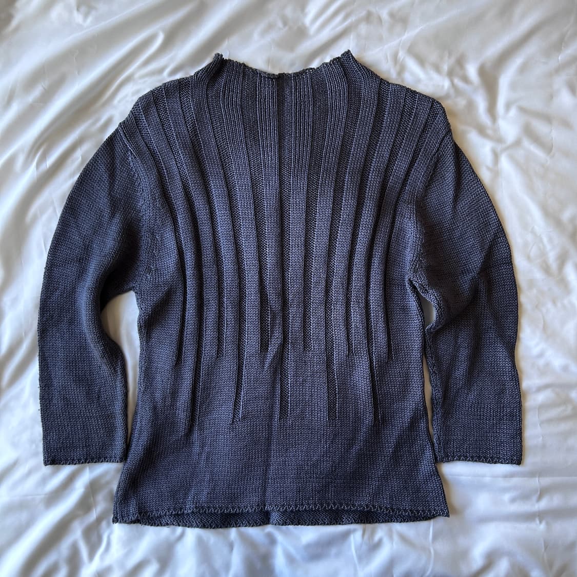 빈티지 7부 레이온 니트 상품이미지4