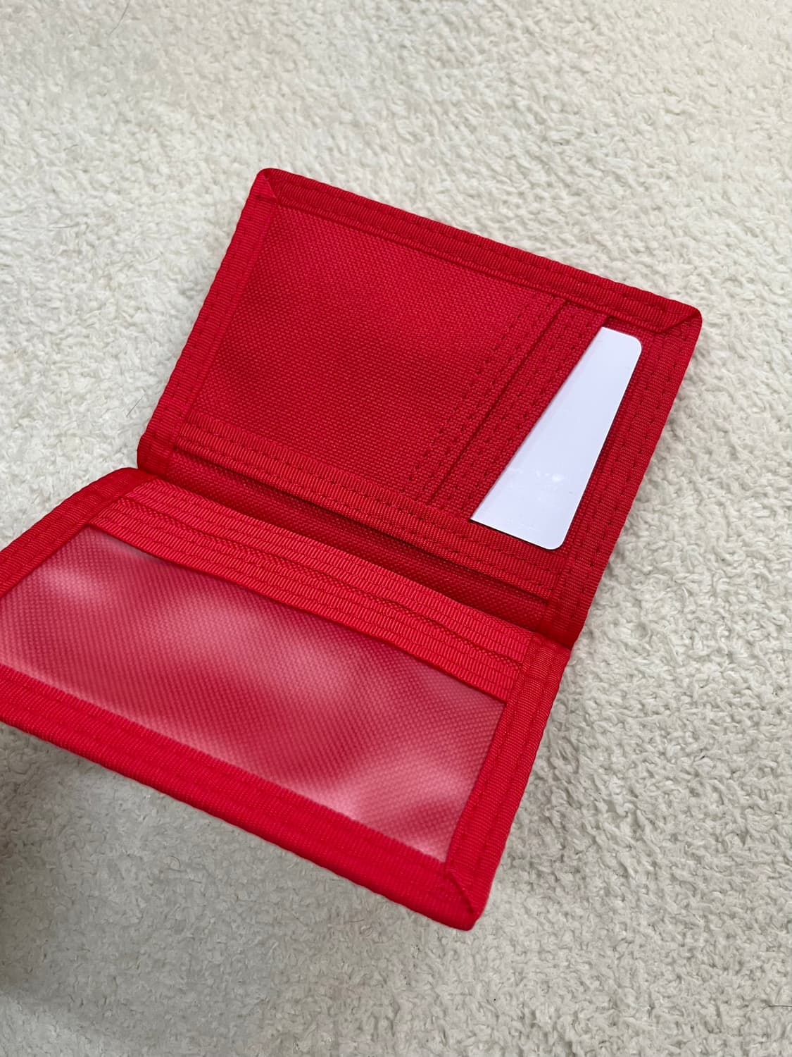 포터 아웃사이드라벨 지갑 레드 상품이미지5