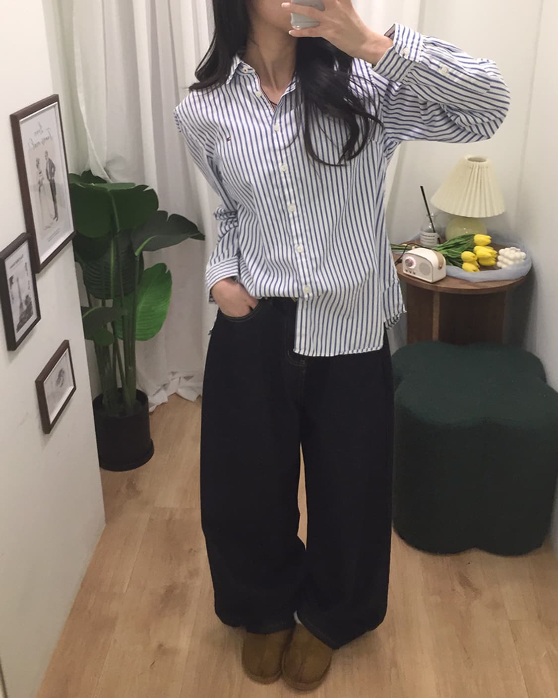 여성 타미 스트라이프 셔츠 95 상품이미지2