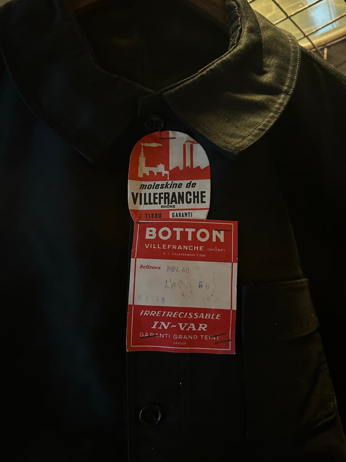 Dead Stock black french molskin work JK 상품이미지3