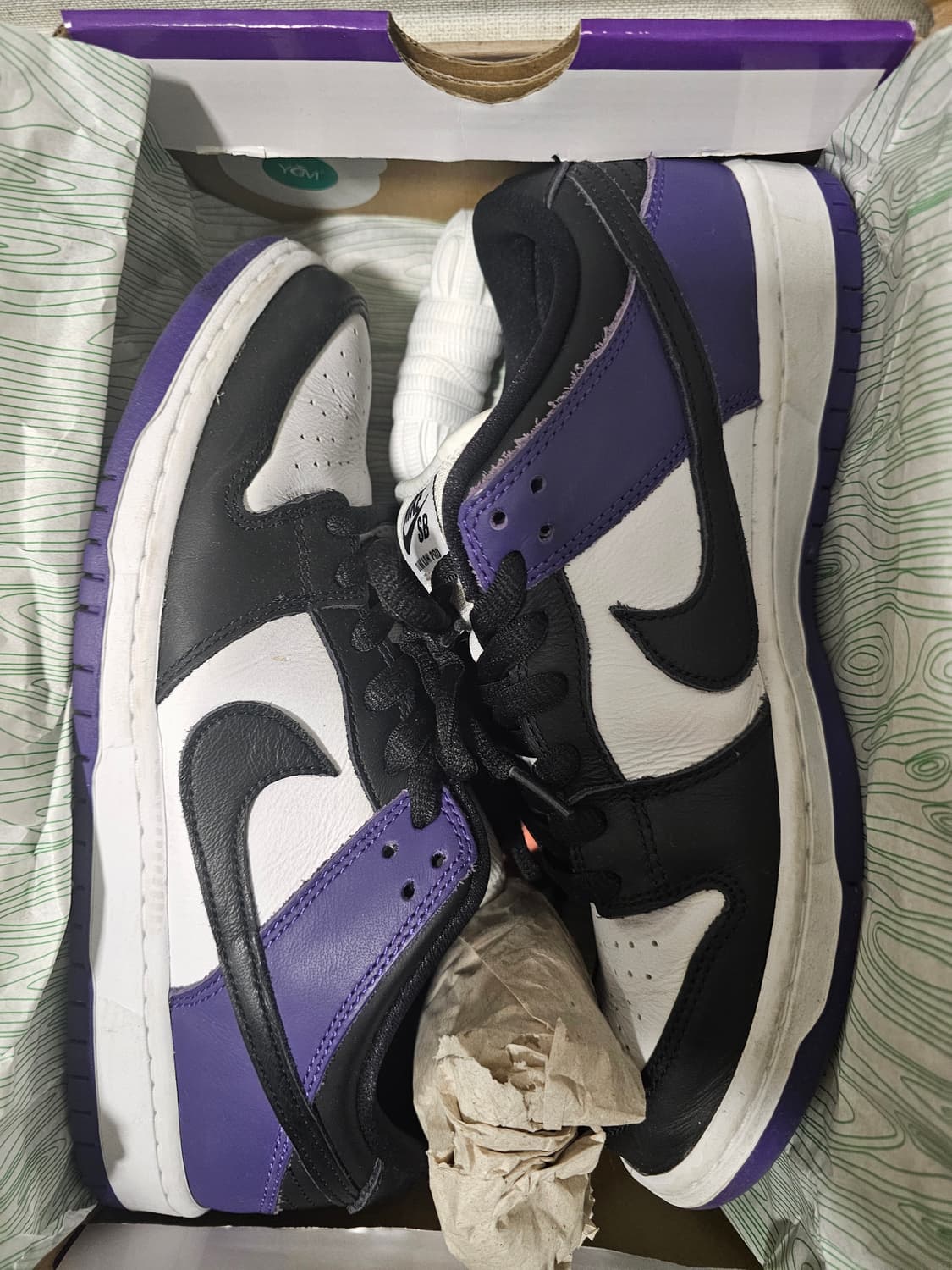 나이키 SB 덩크 로우 프로 코트 퍼플 270 상품이미지2