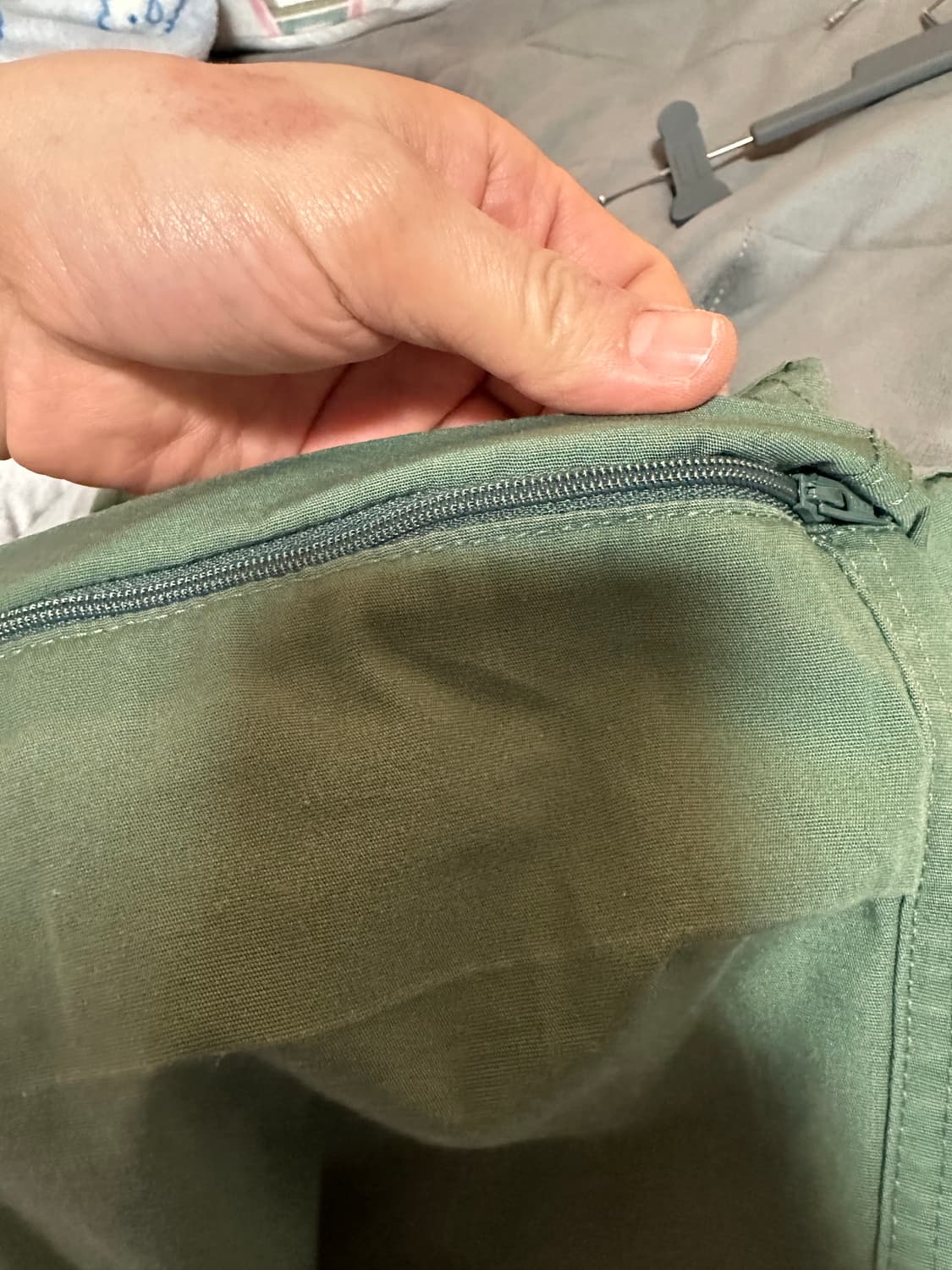 S) GU x 언더커버 유틸리티 팬츠 올리브 상품이미지7