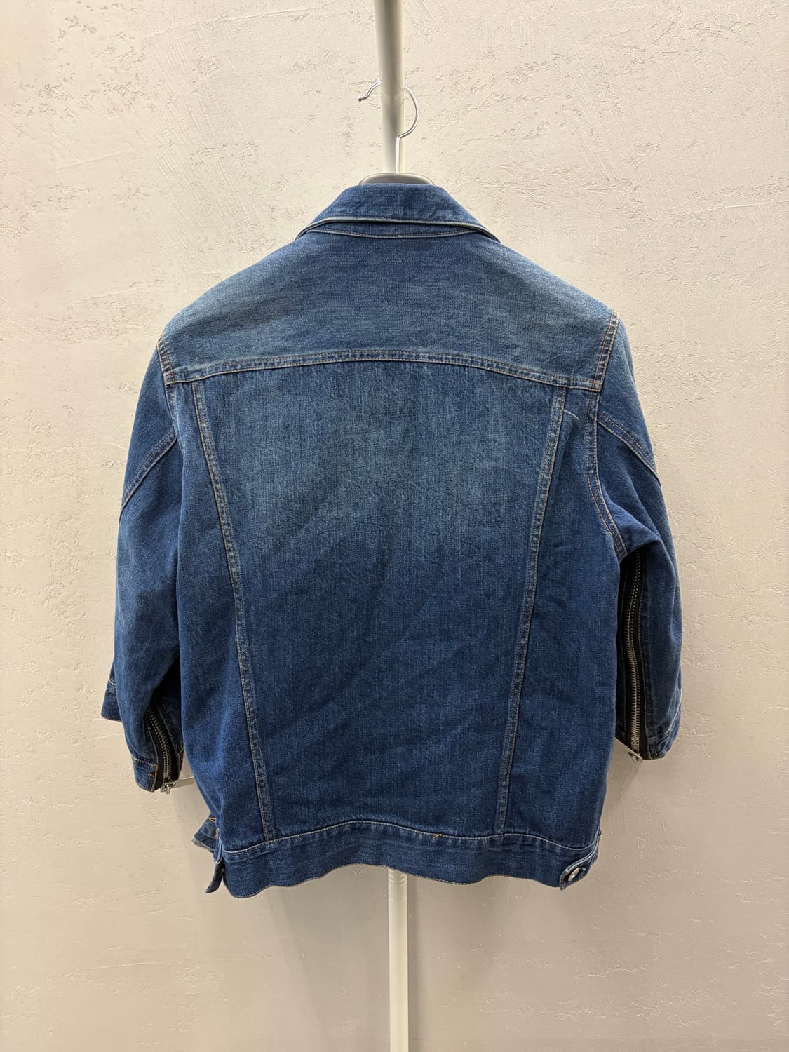 Sacai 18SS 사이드 지퍼 데님 재킷 100 상품이미지7