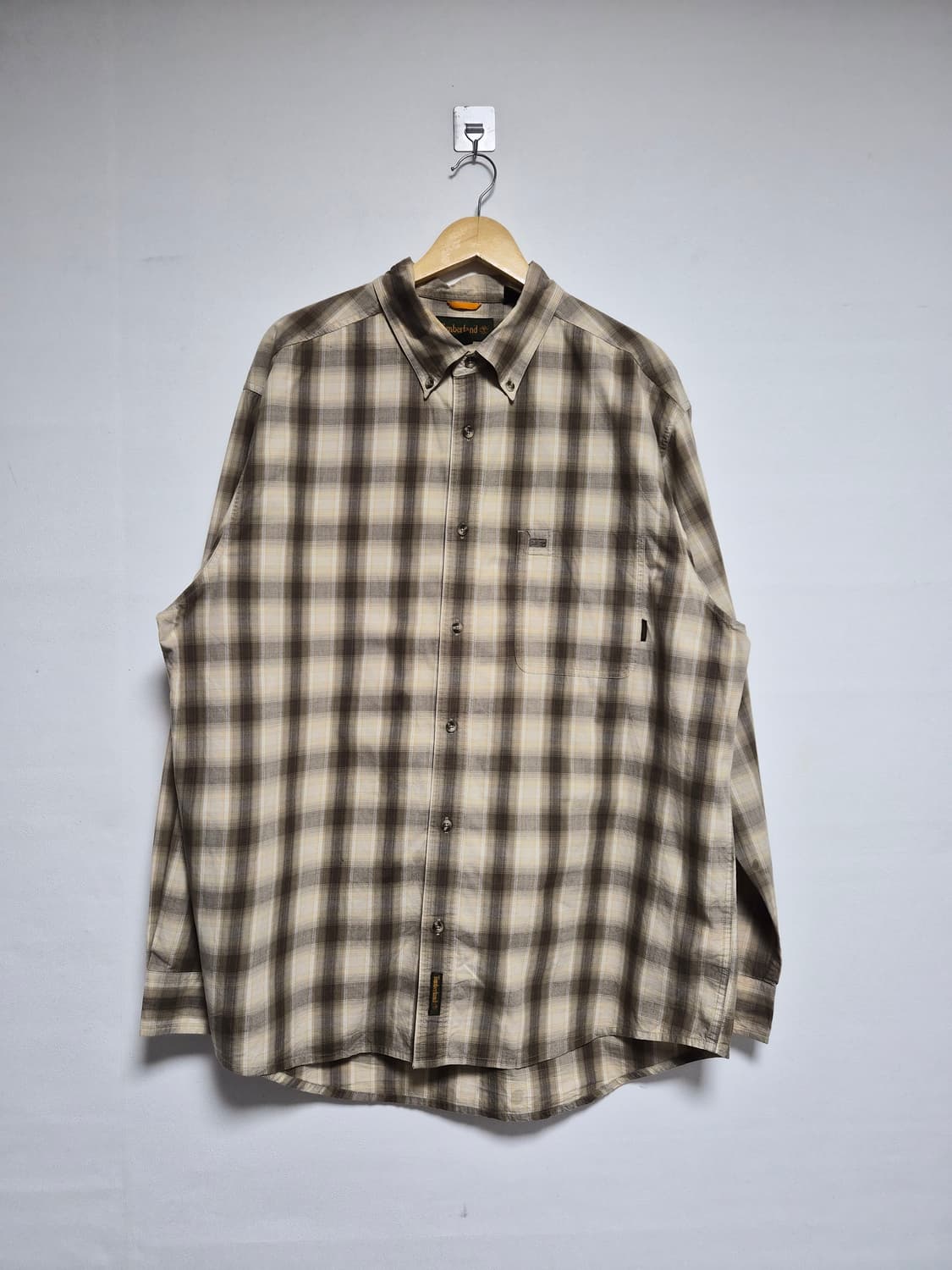 팀버랜드Timberland 코튼 체크 셔츠 XL - S389 상품이미지1