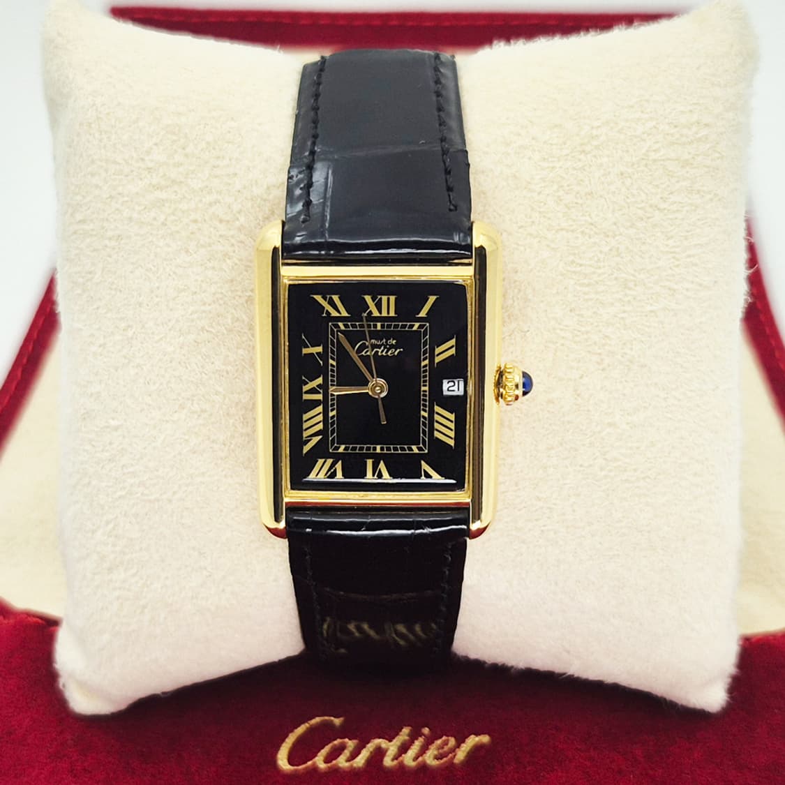 까르띠에 머스트 탱크 XL 블랙판 상품이미지1