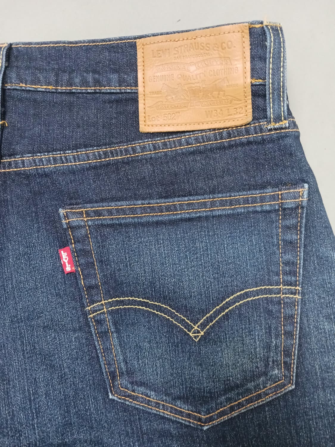 [34] 리바이스 502 프리미엄 웜 레귤러 테이퍼드진 청바지 상품이미지9