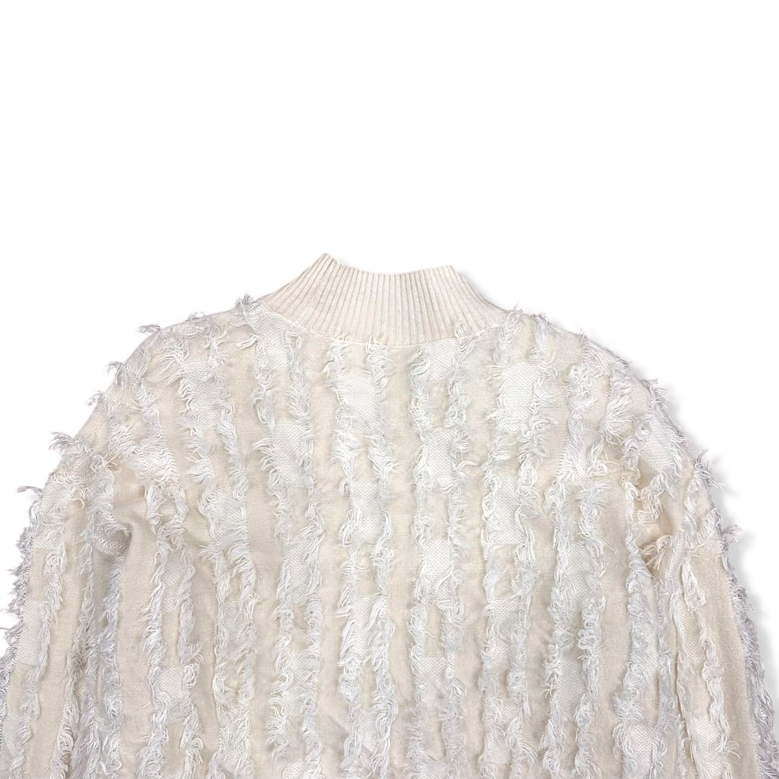 Ray BEAMS Full Fringe  Ivory Turtleneck  상품이미지3