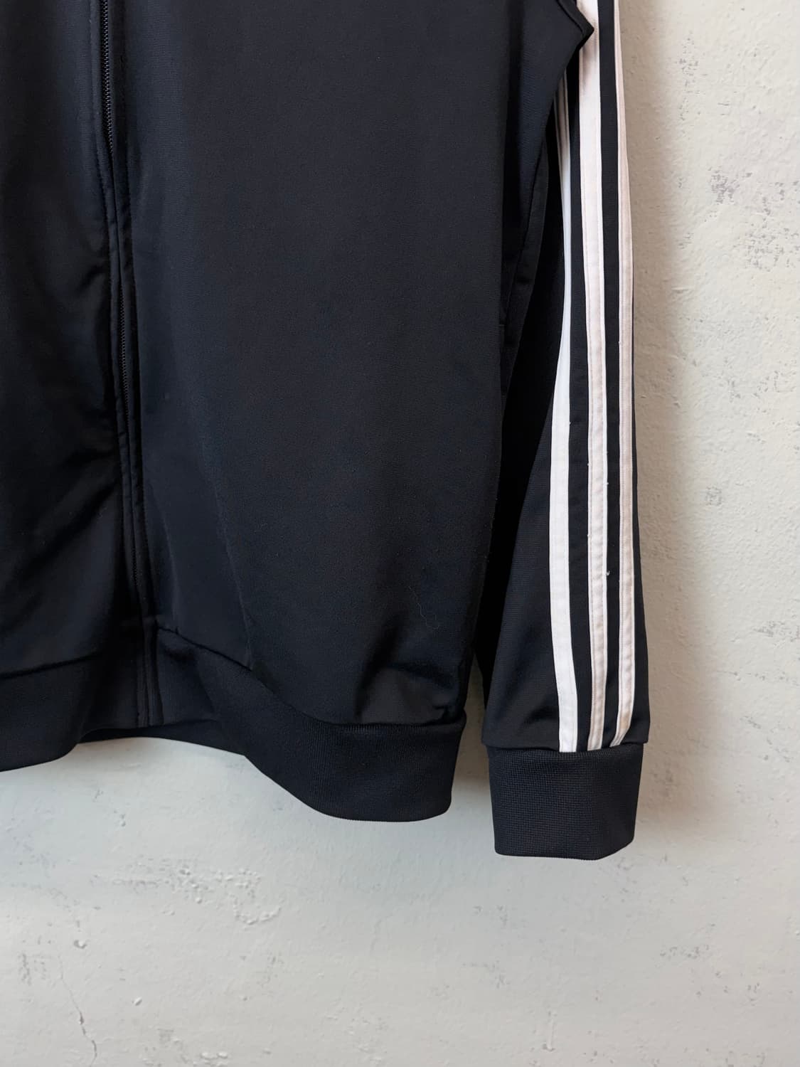 아디다스 기본 삼선 트랙탑 져지 블랙 상품이미지3
