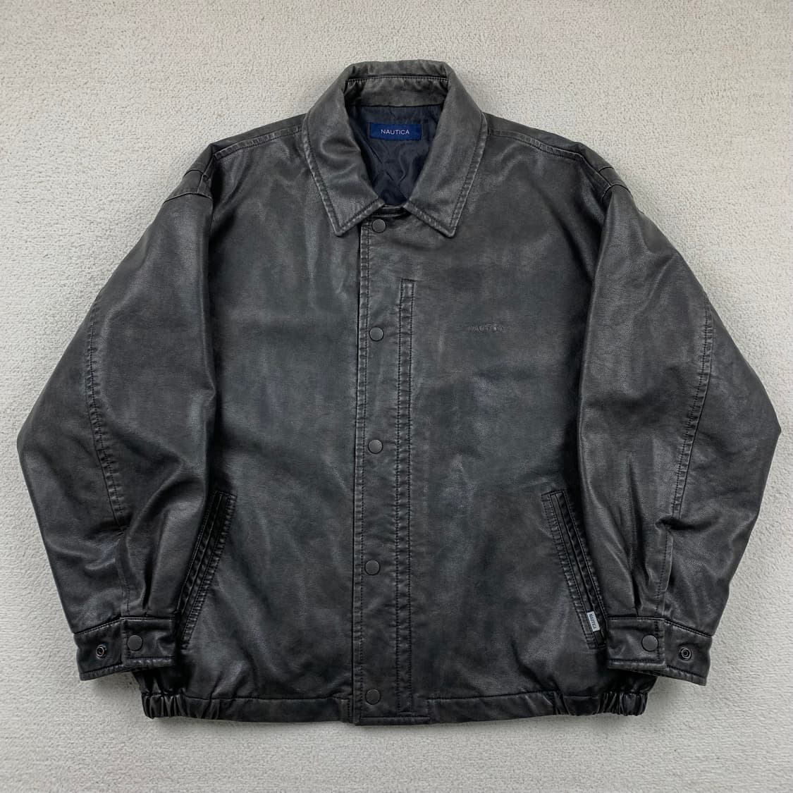 노티카 재팬 x 프릭스 스토어 비건레더 자켓 블랙 상품이미지1