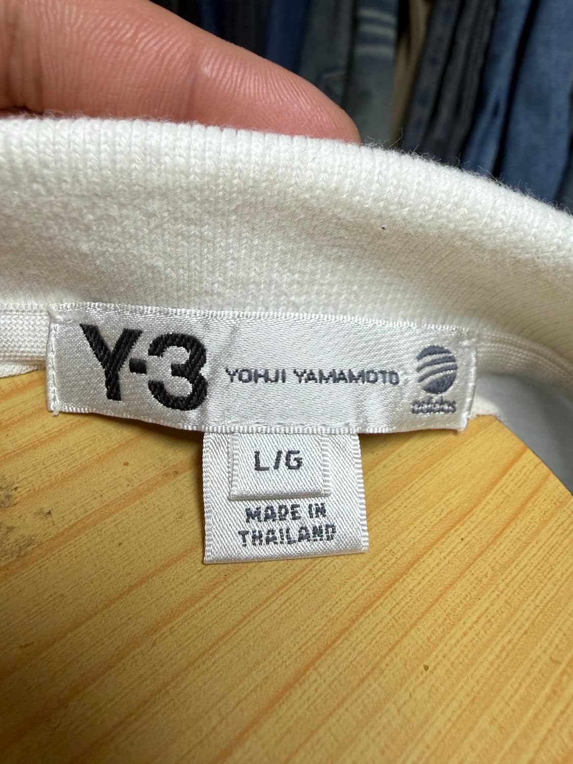 [L] 요지야마모토 아디다스 반팔 카라티 상품이미지4