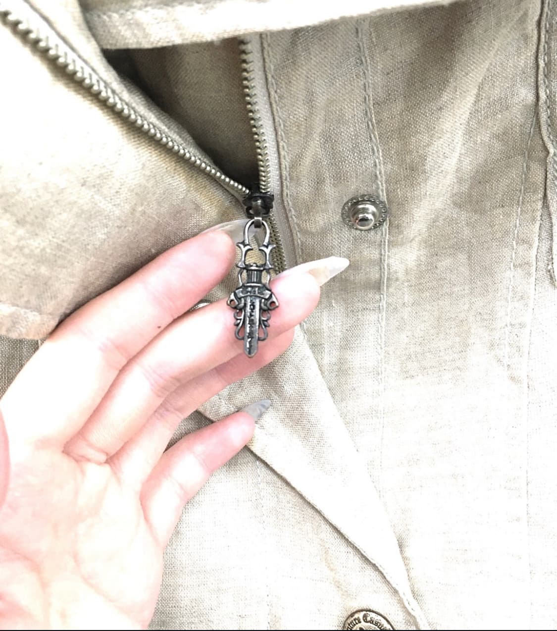 Slim fit zipper detail jacket 상품이미지5