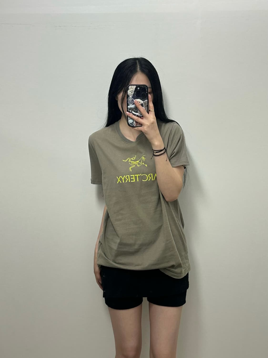 아크테릭스 아크워드 카키 반팔 티셔츠 상품이미지1