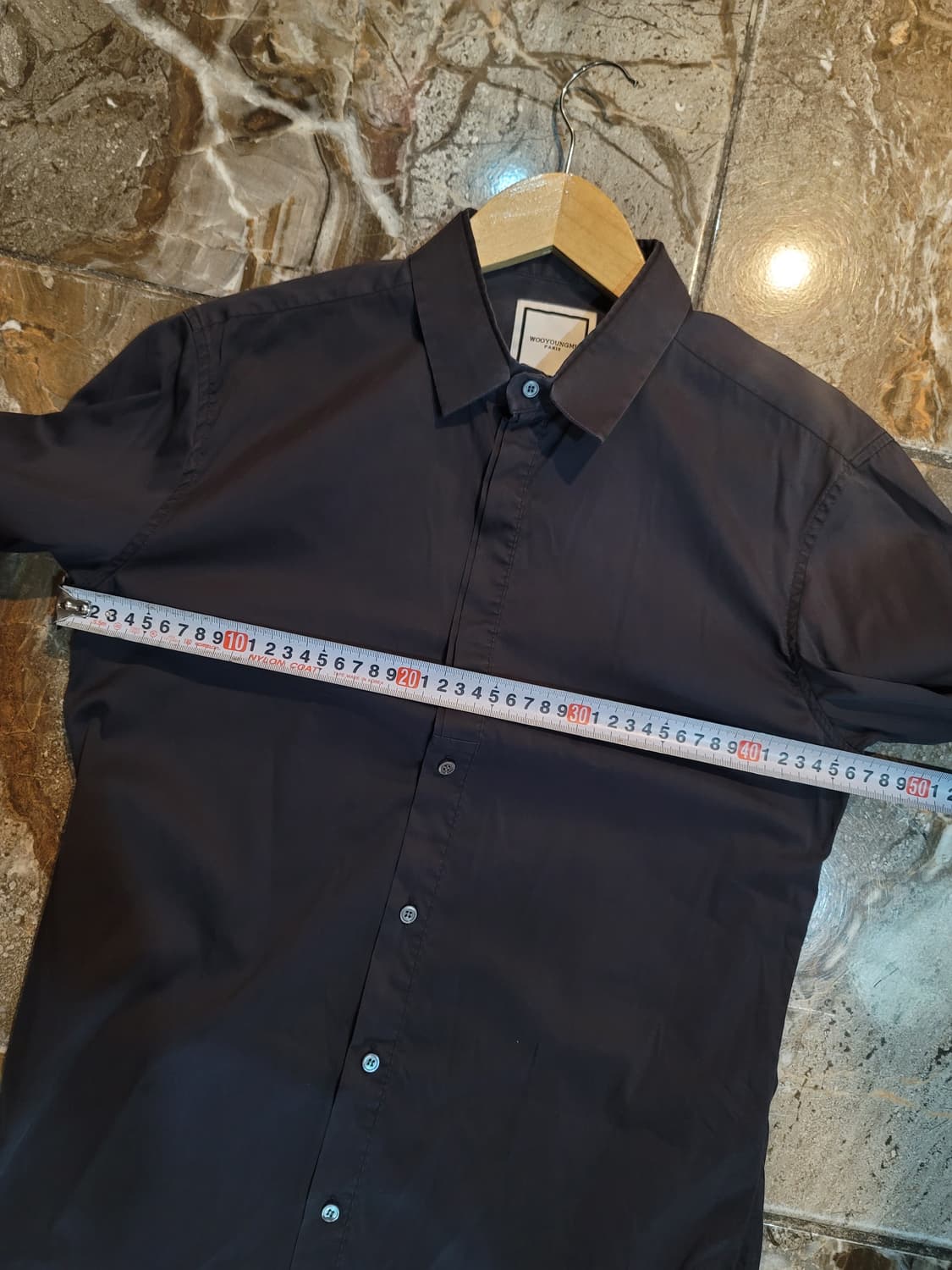 우영미 블랙/ 차콜 셔츠 2장 일괄(남녀공용) 상품이미지7