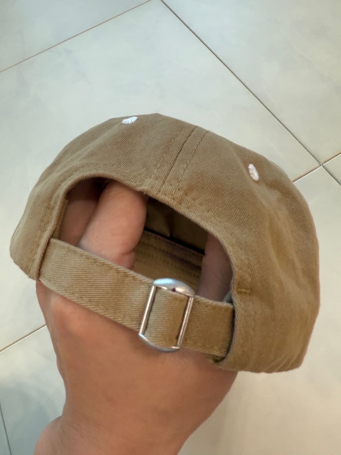 2025 리넥츠 R로고 볼캡 베이지 상품이미지4