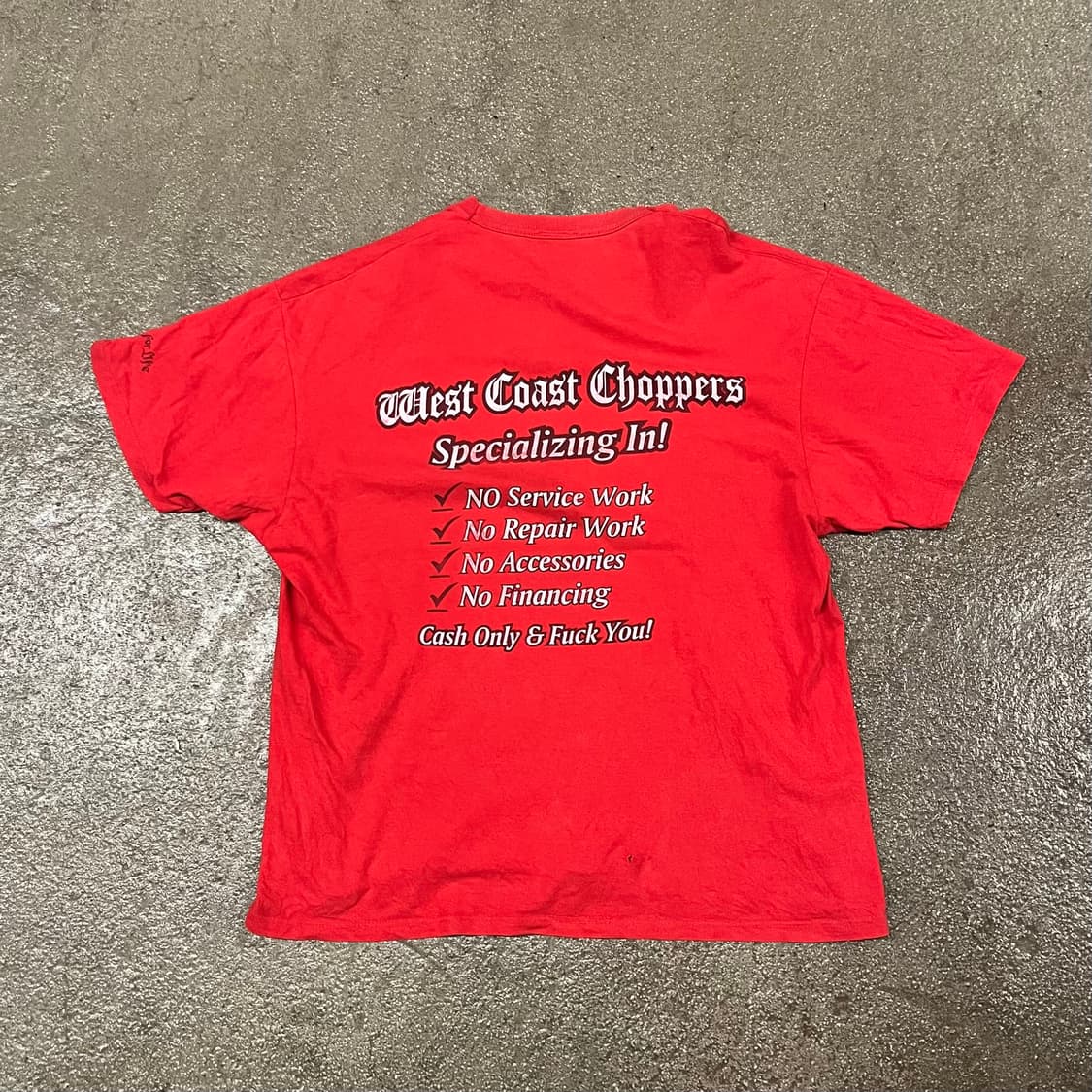 00s 웨스트코스트차퍼스 F*ck 티셔츠 (105) 상품이미지4