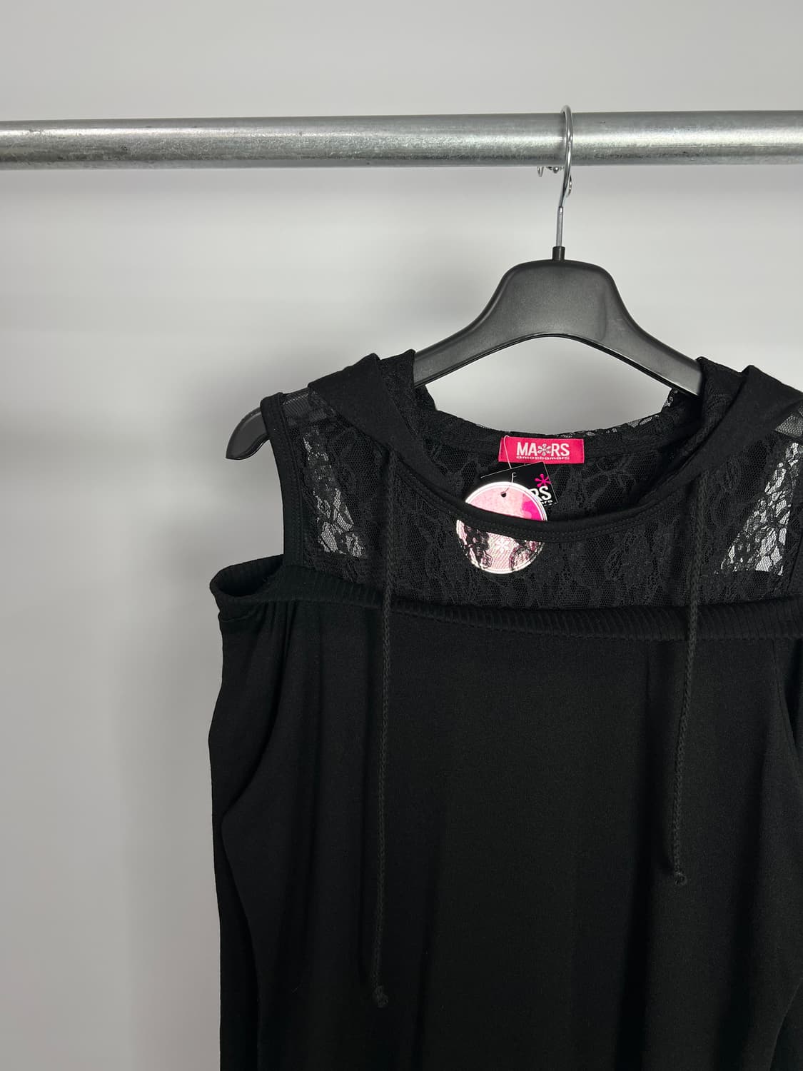 MARS AMOEBA MARS 오프 숄더 후드티 상품이미지2