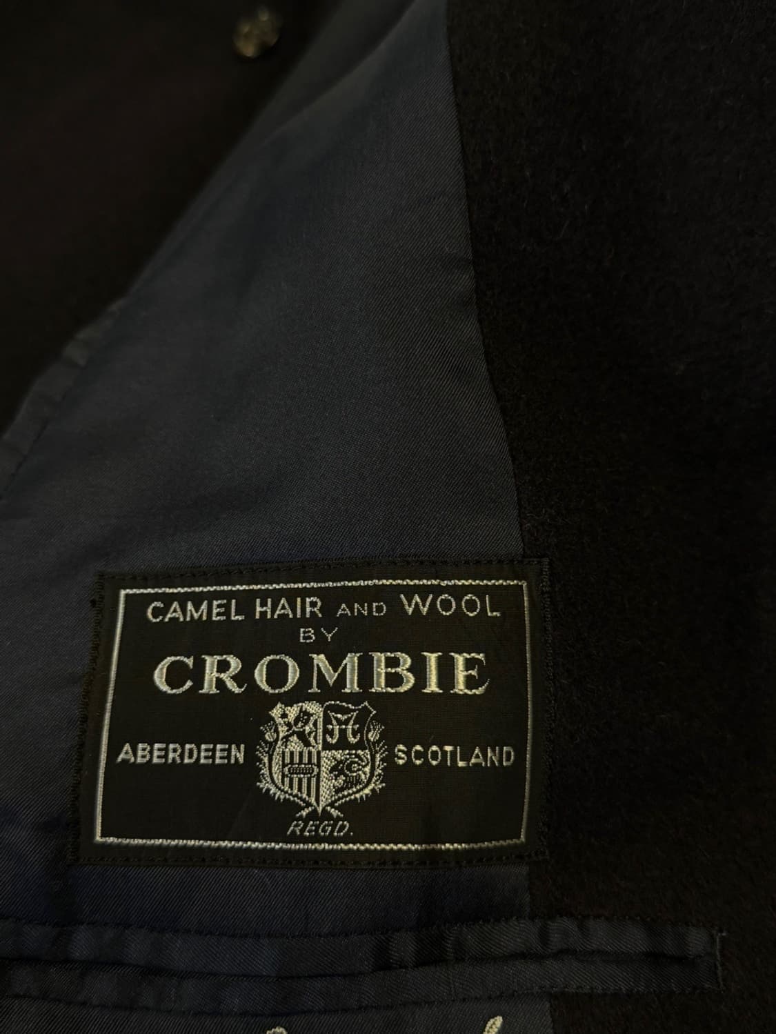 크롬비 카멜헤어 울 래글런 코트 100 상품이미지9