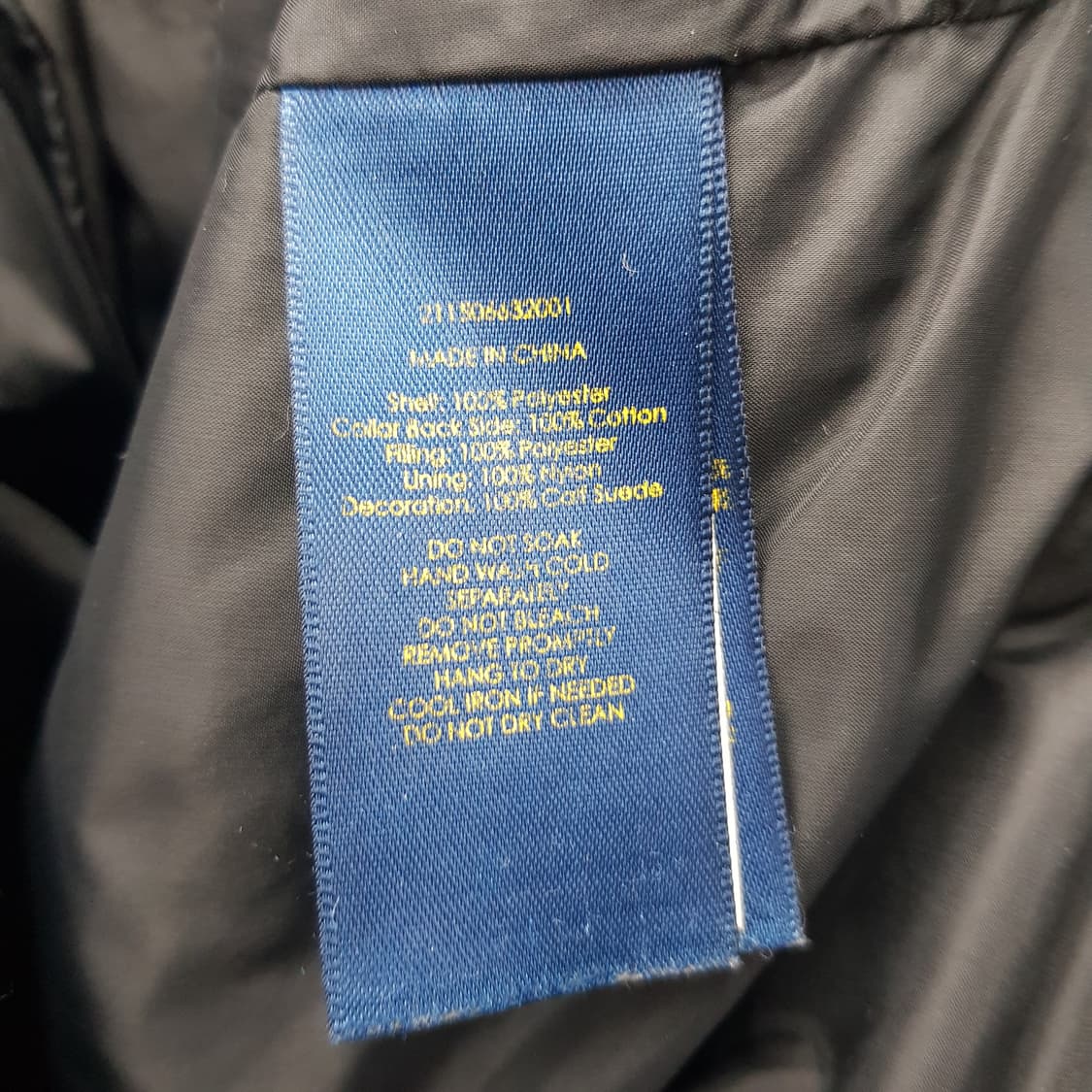 폴로 랄프로렌 누빔 점퍼 M사이즈  상품이미지4