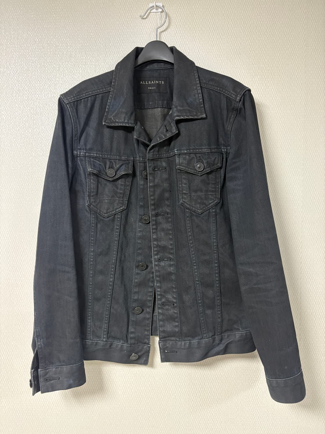 올세인츠 블랙 데님 자켓 상품이미지1